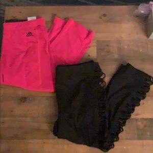 Two pairs of workout pants